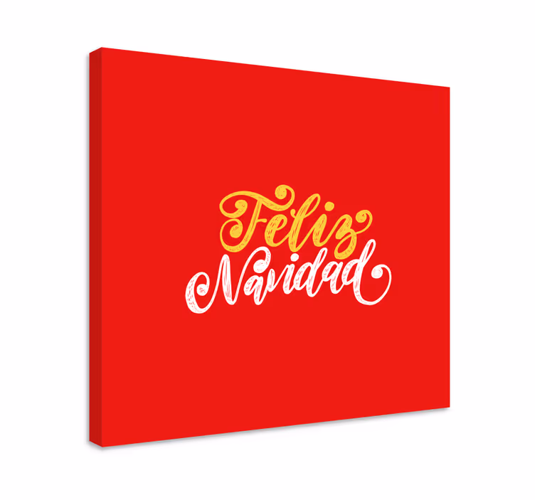 Citat lærredsbillede feliz navidad hilsen - TenStickers