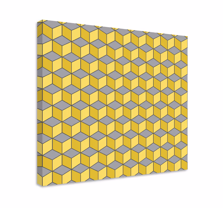 Pantone sqaures 3d lærredstryk - TenStickers