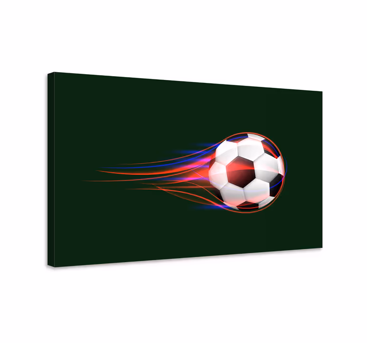 Seje fodbold teen lærredtryk - TenStickers