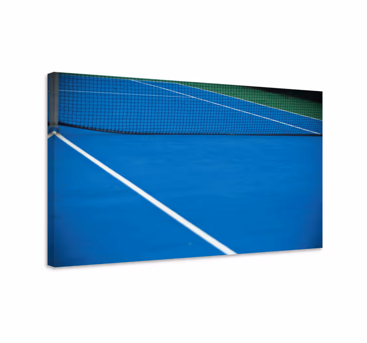 Sport lærredsbillede tennisbanemarkeringsbillede - TenStickers