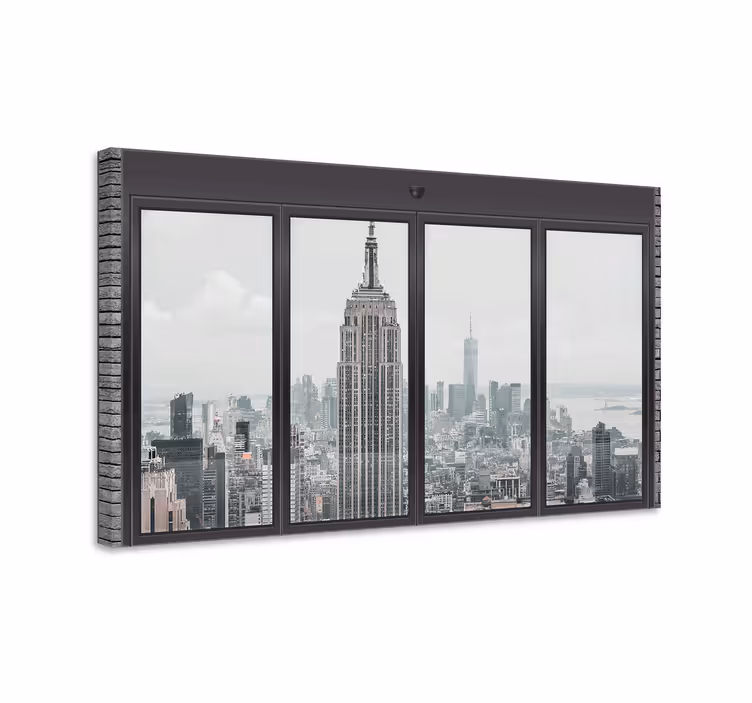 Empire state udsigt by lærredsbillede - TenStickers