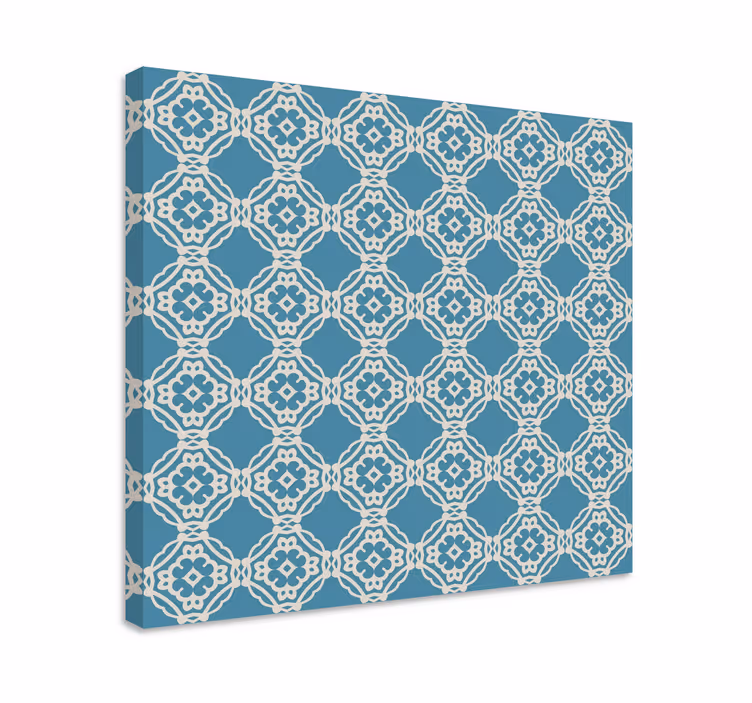 Moderne lærredsbillede med geometrisk mønsterdesign - TenStickers