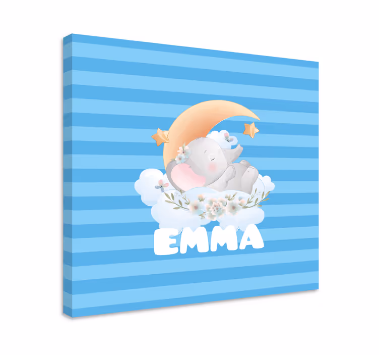 Baby lærredsbilleder elefantens drømme - TenStickers