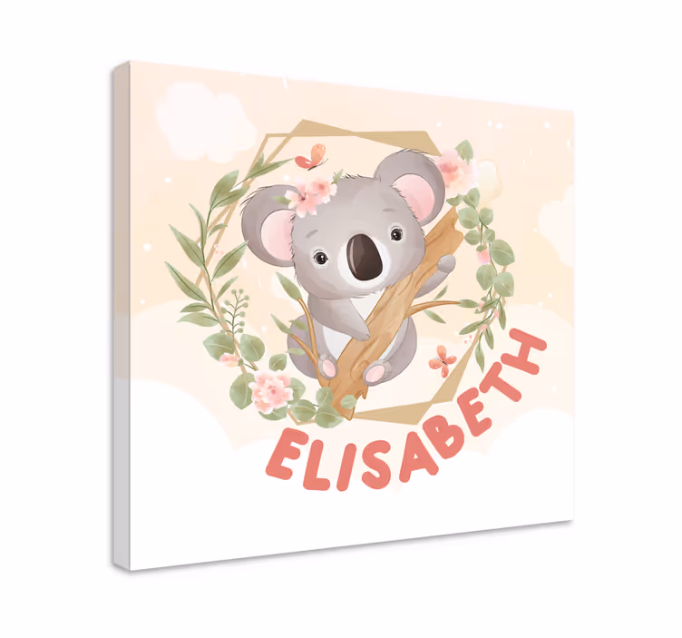 Personlig koala dyre billeder på lærred - TenStickers