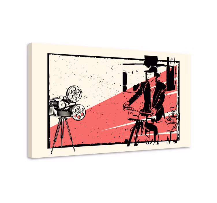 Andre planter og blomster på lærred klassisk filmscene - TenStickers