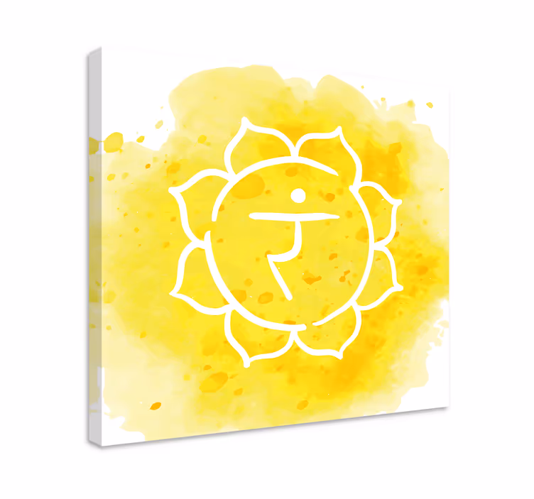 Zen billede på lærred chakra symbol - TenStickers