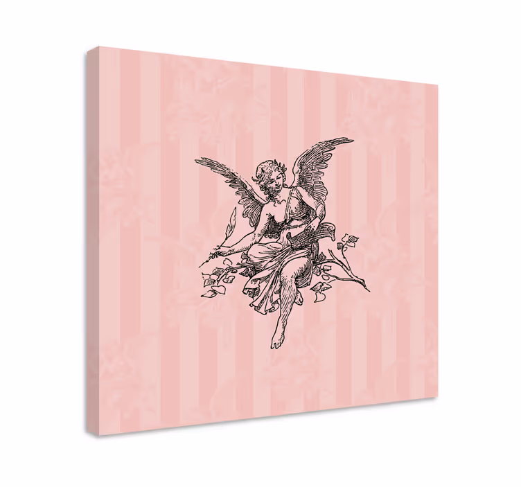 Toile jouy mønster art design retro lærred - TenStickers