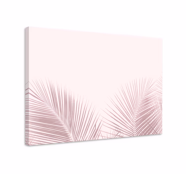 Blomster og planter lærredsbillede elegante palmeblade - TenStickers