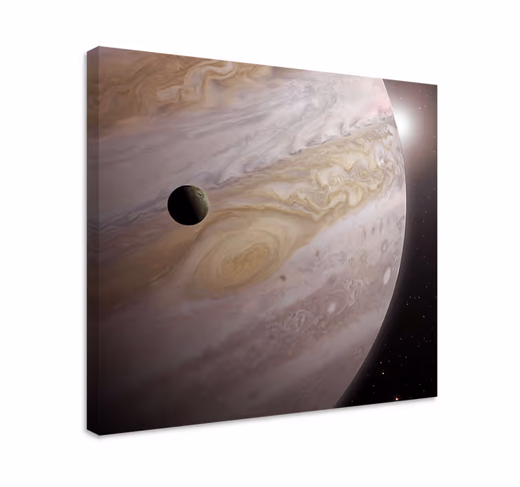 Dinosaur lærredsbillede jupiter's kosmiske dans - TenStickers