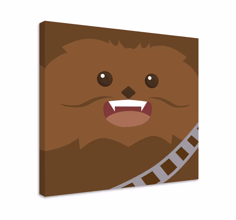 Chewie personligheder lærredsbillede - TenStickers