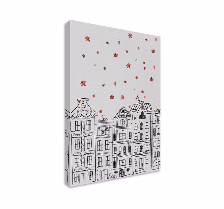 Charmerende stjernehimmel by lærredsbillede - TenStickers