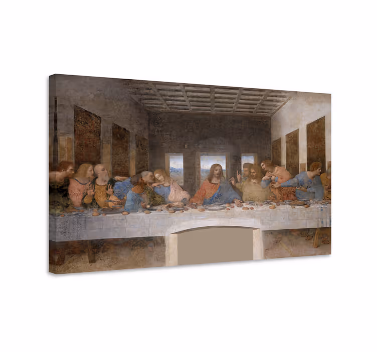 Den sidste nadver kunstmaleri på lærred - TenStickers