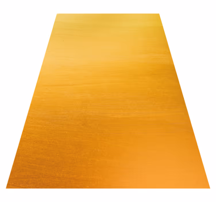 Ombré effekt vinyl tæppe gul - TenStickers