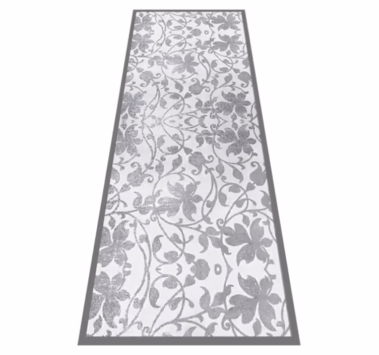 Cementdamask vinyltæppe til køkkenet - TenStickers