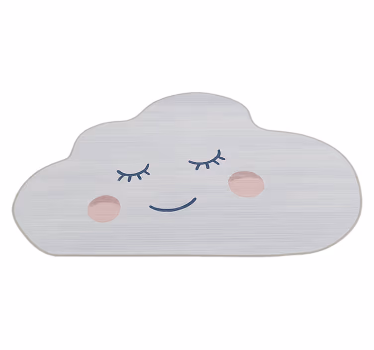 Design af en lur i skyen vinyl tæppe - TenStickers
