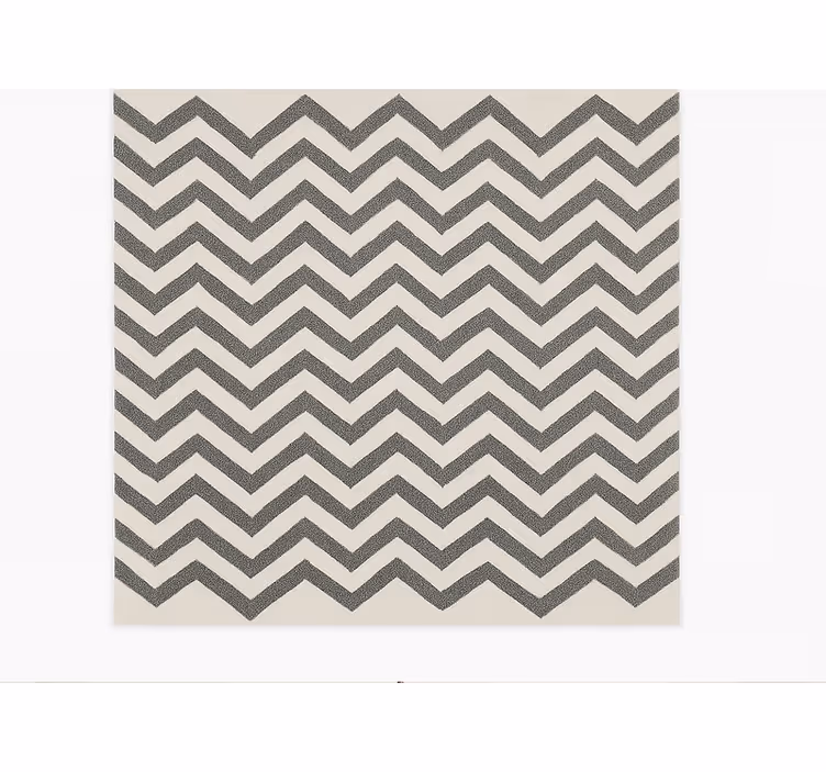 Chevron zigzag-mønster vinyl tæppe til spisestue - TenStickers