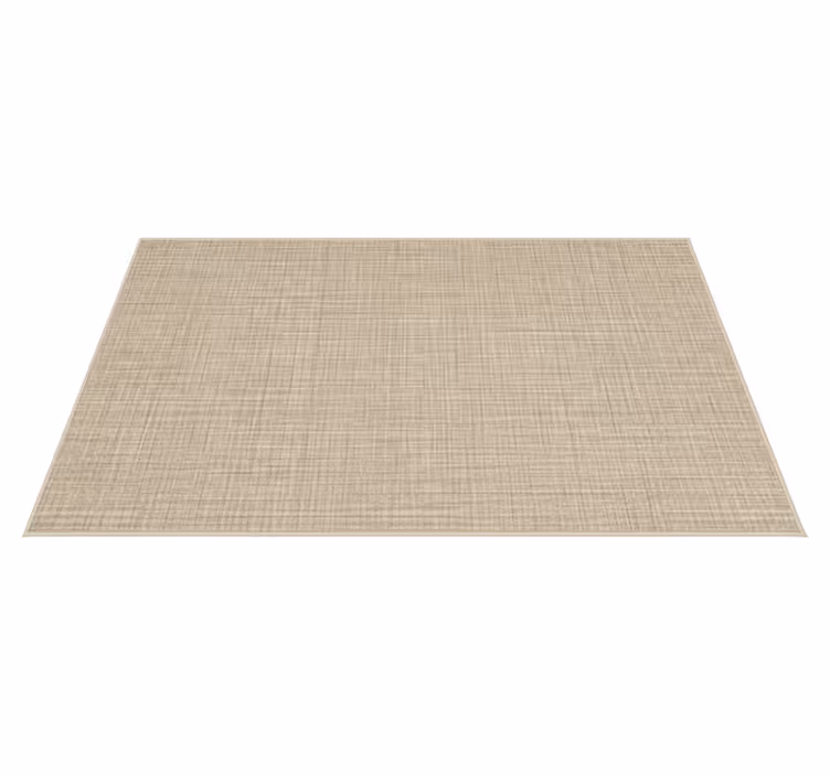 Beige stof effekt tekstur vinyl tæppe - TenStickers