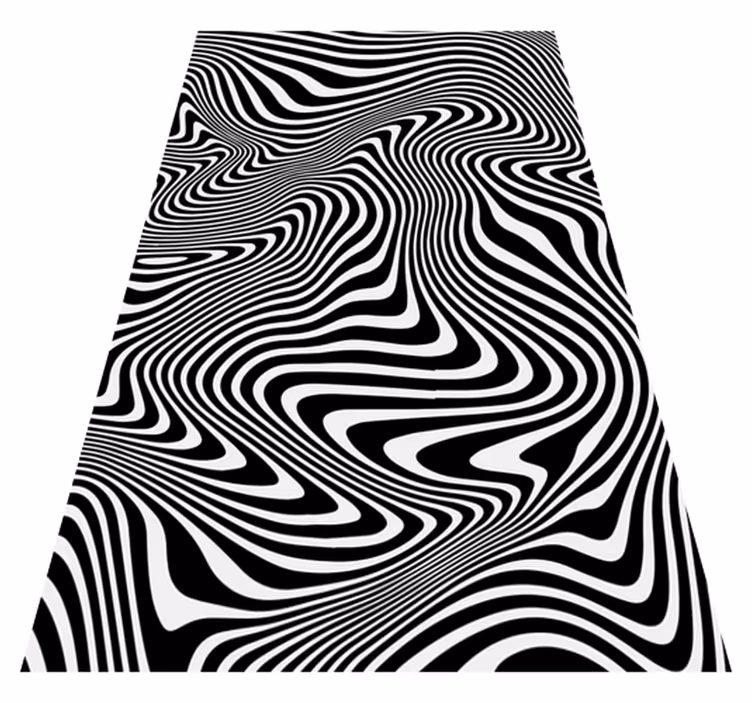 Vinyltæpper med dyr zebra 3d effekt - TenStickers
