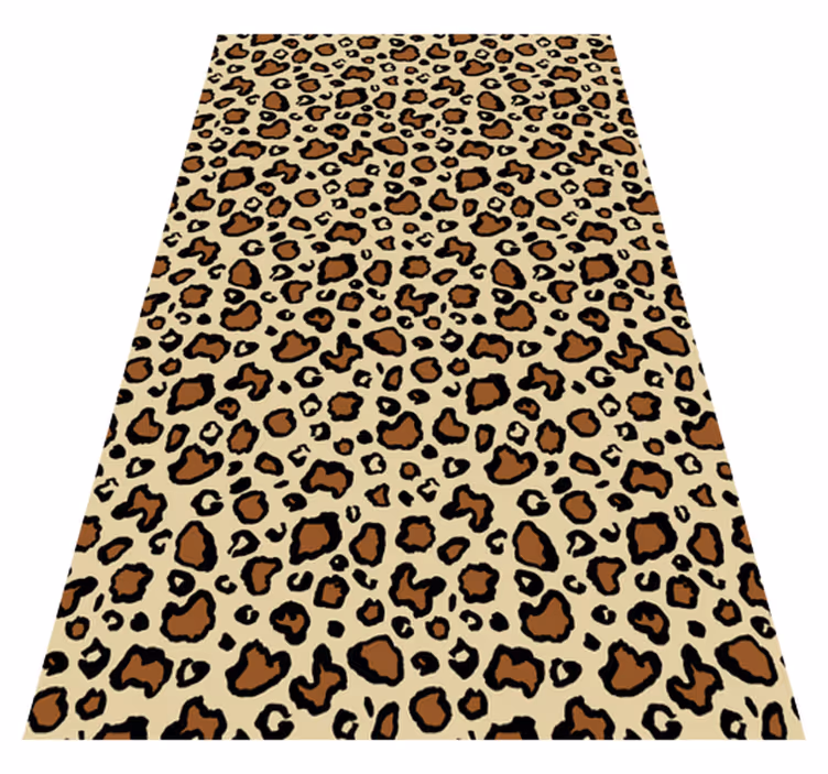 Vinyltæpper med dyr klassisk leopardmønster - TenStickers