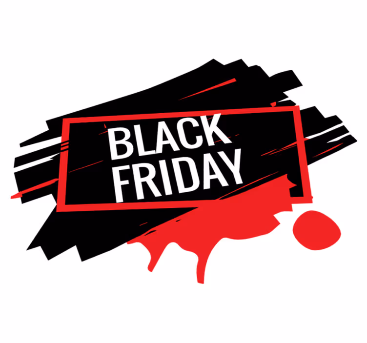 Black friday vinyl tæppe moderne klistermærke - TenStickers