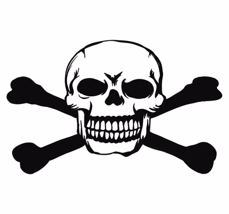 Vinyltæpper til halloween bilkranium - TenStickers