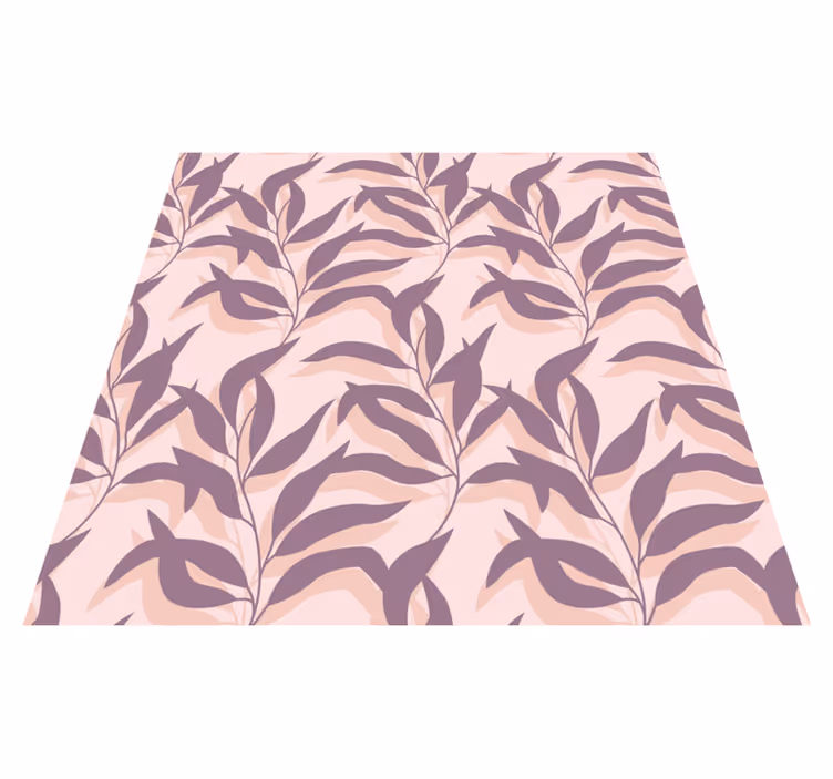 Blomster og planter vinyltæppe palma tropical blush - TenStickers