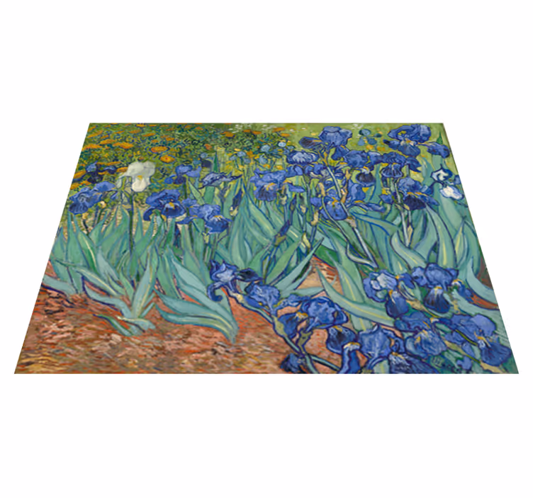 Blomster og planter vinyltæppe van gogh blomster - TenStickers