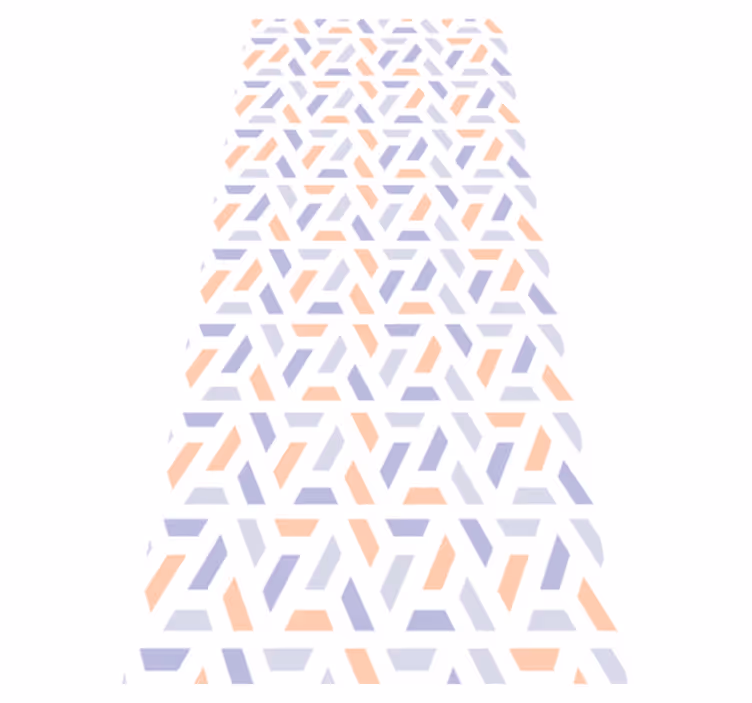 Køkken tæpper med nordisk stil geometriske linjer - TenStickers