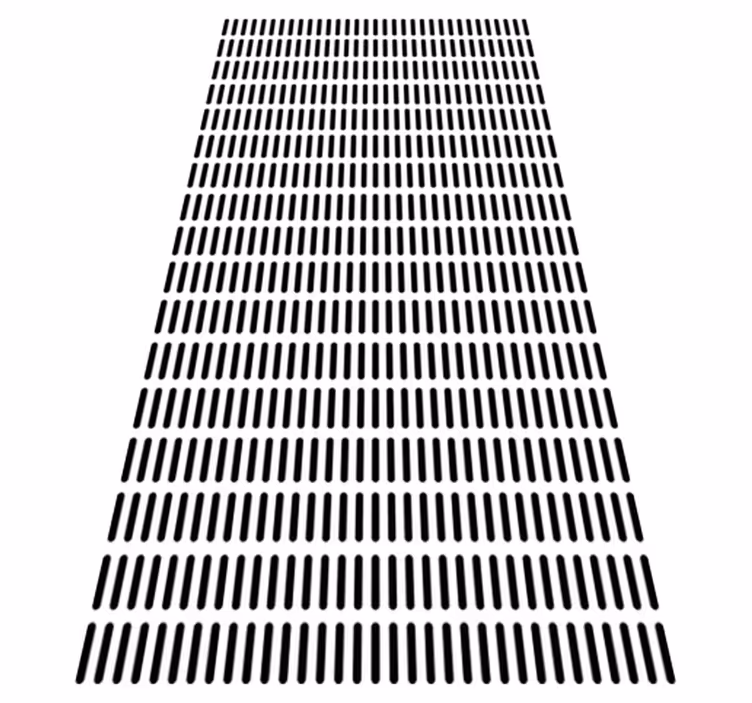 Vinyl tæppe til badeværelset minimalistiske linjer - TenStickers