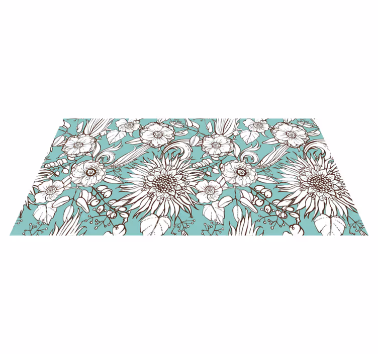 Blomster og planter vinyltæppe blomster motiver kollektion - TenStickers