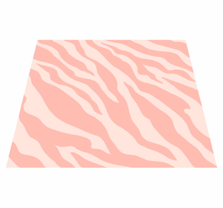 Vinyltæppe med dyreprint pink zebra print - TenStickers