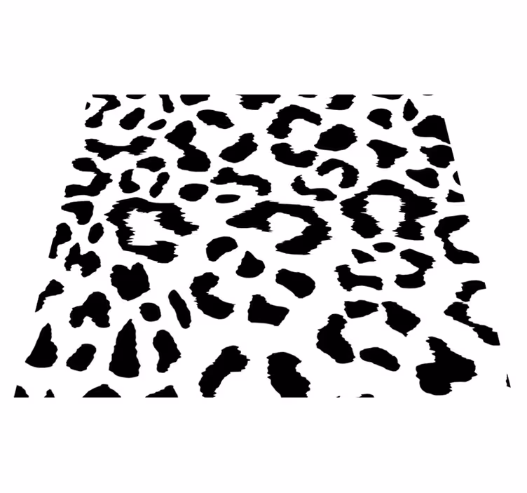 Vinyltæppe med dyreprint leopard enkelt mønster - TenStickers