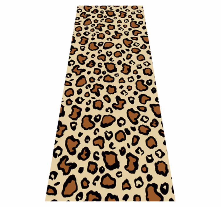Vinyltæppe med dyreprint klassisk leopardprint - TenStickers