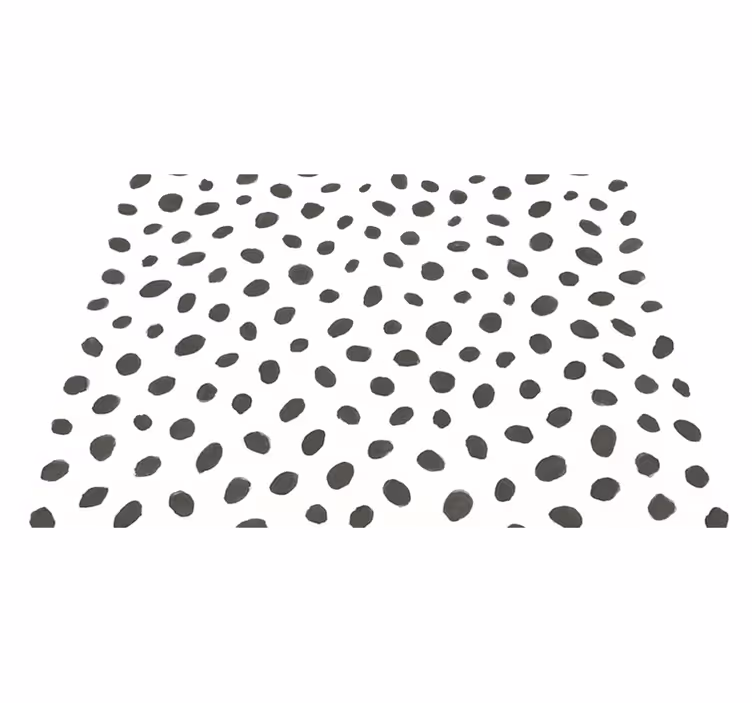 Vinyltæppe med dyreprint i klassisk dalmatisk design - TenStickers