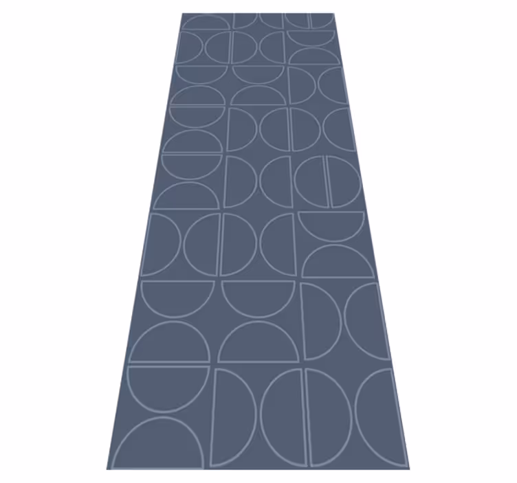 Geometriske vinyl tæppe rasch symmetry curve - TenStickers