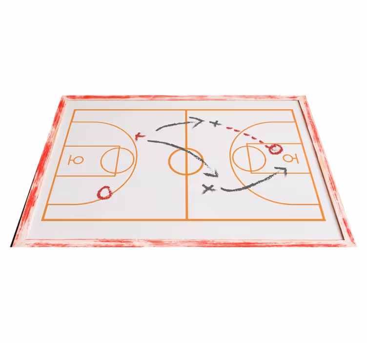 Vinyl tæppe med brætspil sportscoach - TenStickers