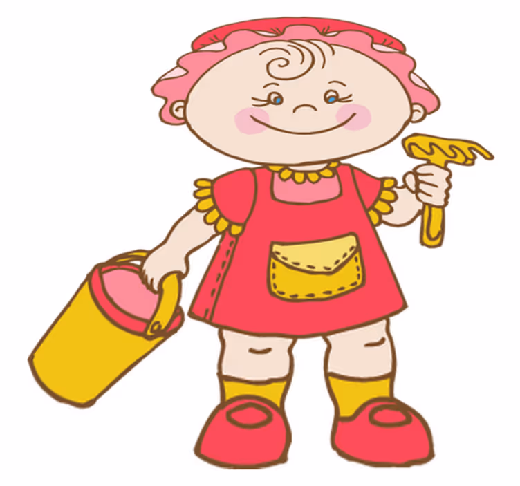 Tæppe til børneværelse sandspil til baby - TenStickers