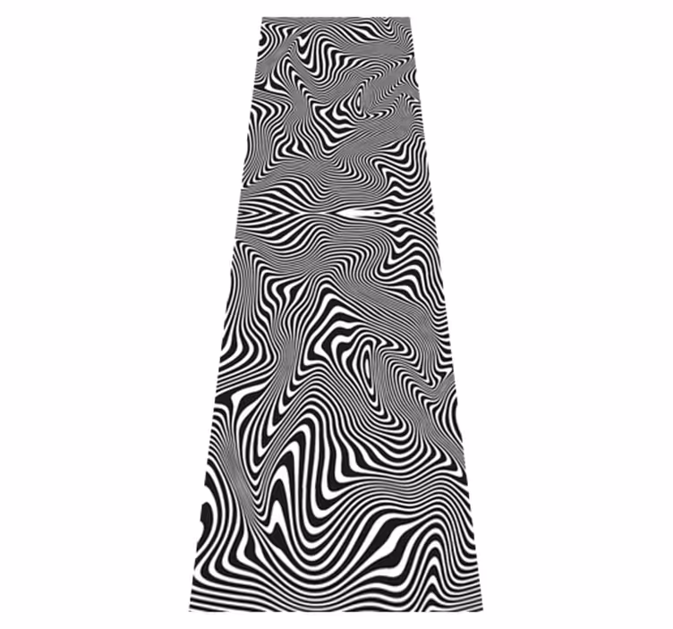 Vinyl tæppe til badeværelset zebra 3d effekt - TenStickers