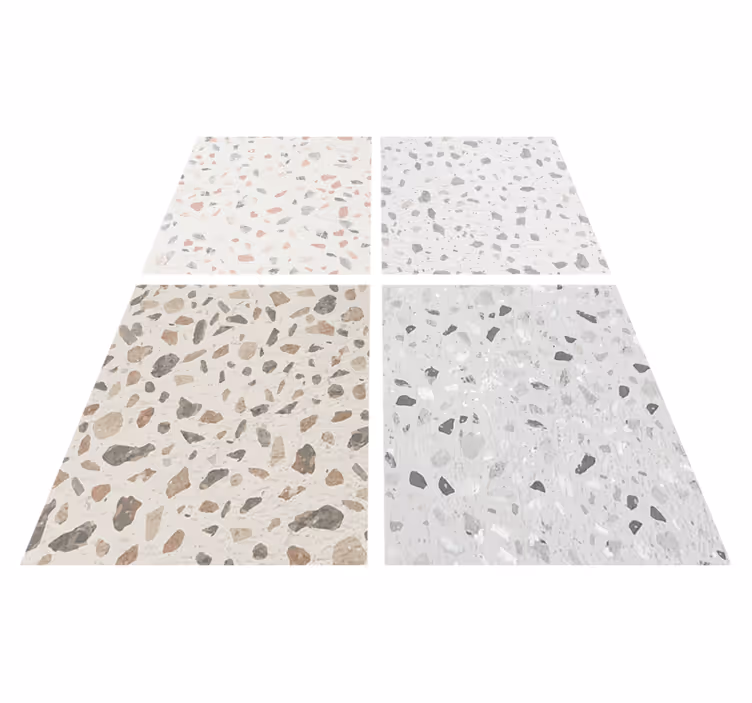 Køkken tæpper med terrazzo struktur - TenStickers