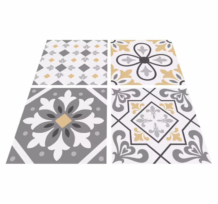 Køkken tæpper amiaz cementfliser - TenStickers