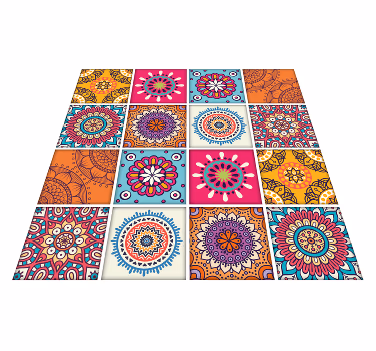 Køkken tæpper mandala fliser - TenStickers