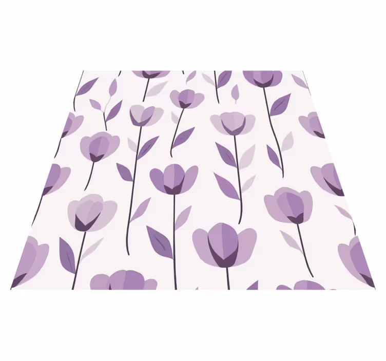 Køkken tæpper med blomsterprint design - TenStickers