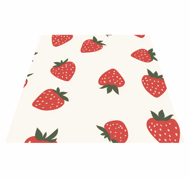 Køkken tæpper med kirsebærfrugt design - TenStickers