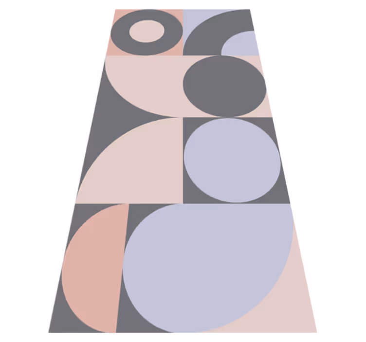 Køkken tæpper med geometrisk cirkelmønster - TenStickers