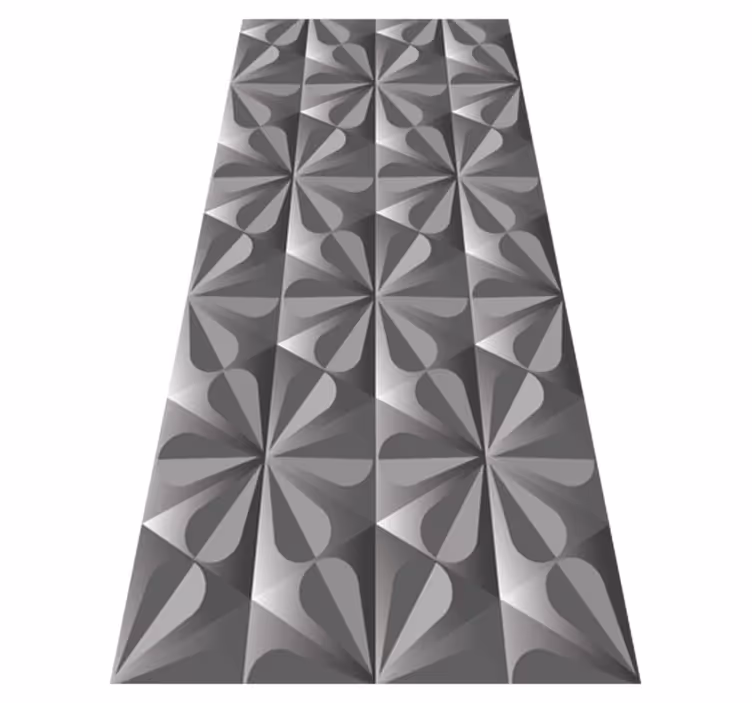 Køkken tæpper med vintage geometrisk blomstermønster - TenStickers