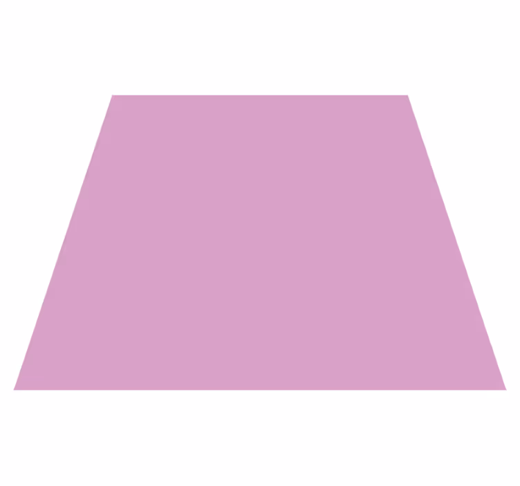 Vinyltæppe til soveværelse i pink farve - TenStickers