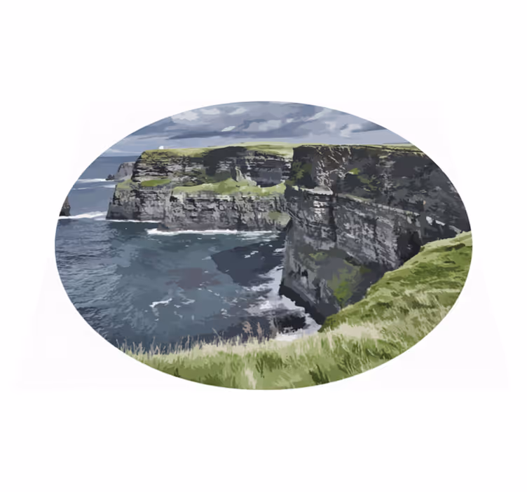 Vinyltæppe til soveværelse irish klipper - TenStickers
