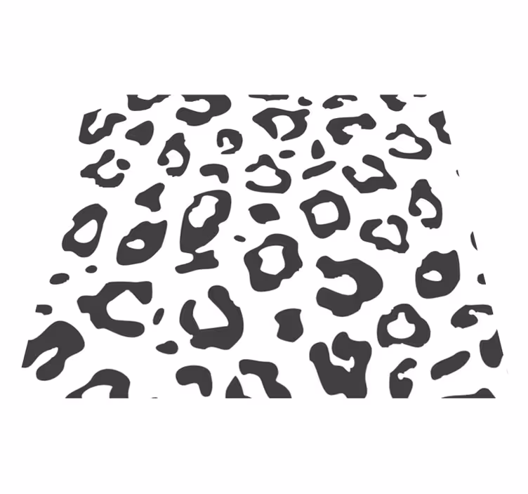 Vinyltæpper med dyr black leopard - TenStickers