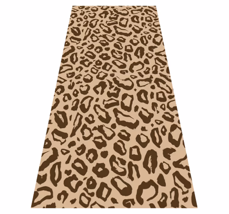 Vinyltæpper med dyr store og små leopardpletter - TenStickers