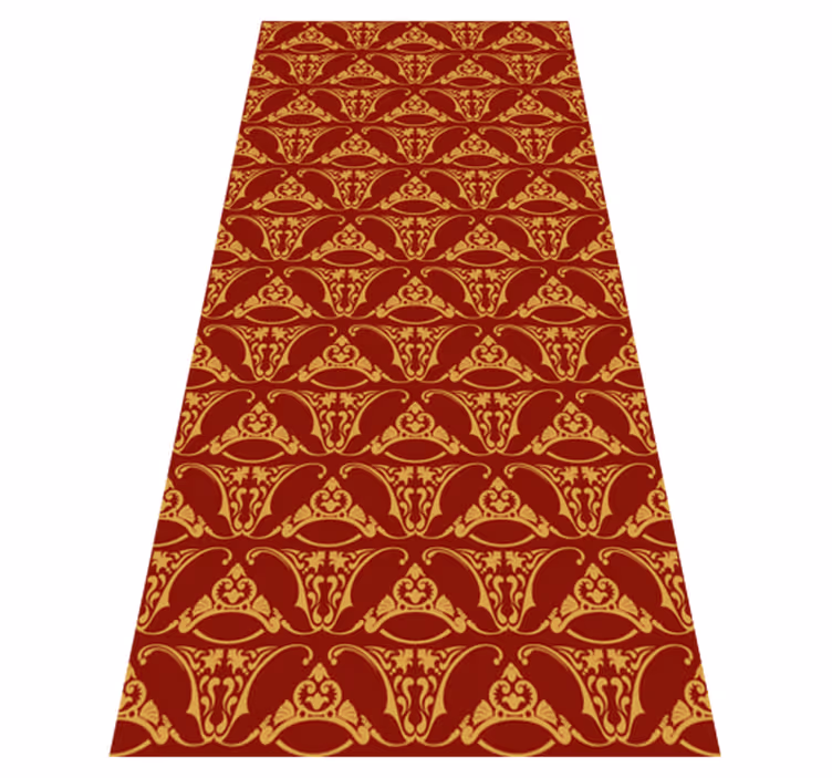 Vintage vinyl tæppe pugin design - TenStickers